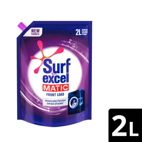 Surf Excel Matic Front Load Liquid Detergent 2 L & Front Load Detergent Liquid 1 L Combo- TZL1023 - Image 3