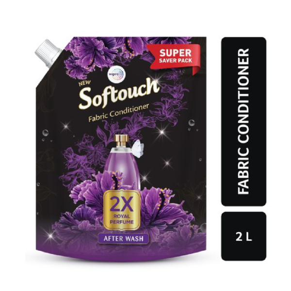 Softouch 2X Royal Perfume After Wash Liquid Fabric Conditioner With Grapefruit and Jasmine Fragrance - TZL1026