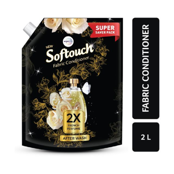 Softouch 2X French Perfume After Wash Liquid Fabric Conditioner With French Rose and Jasmine- TZL1030