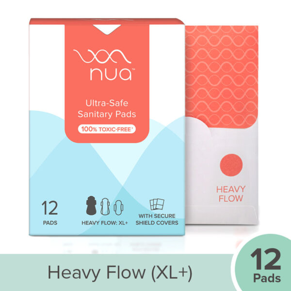 Nua Ultra Safe Pads With Disposable Cover - Heavy Flow XL+- ZGV1013