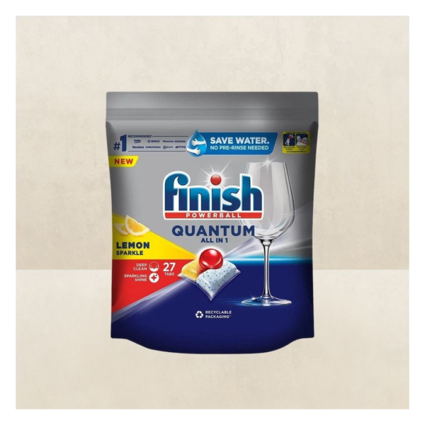 Finish Quantum Dishwasher Tablets, Lemon- KKJ1007