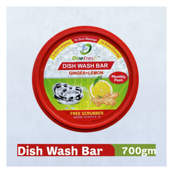 Dew Fresh Dishwash Tub - Ginger & Lemon (Round Tub)- KKJ1010