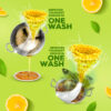 " Vim Dishwash Liquid Gel Lemon Refill Pouch - KKJ1025" - Image 4