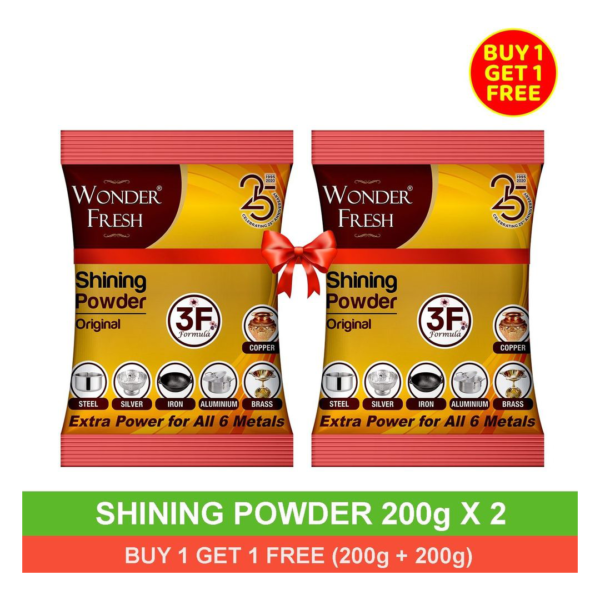 Wonder Fresh Shining Powder - Copper,Brass,Aluminium,Iron Silver & Steel (Buy 1 Get 1 Free) - KKJ1029