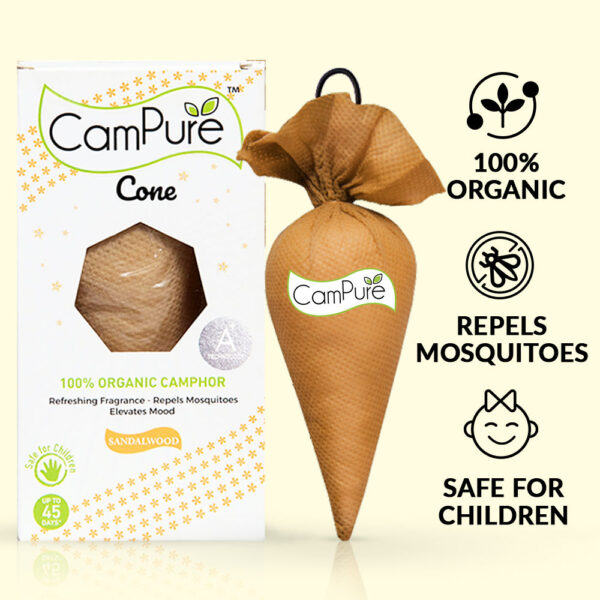 CamPure Camphor Cone Sandalwood- VYE1022 - Image 4