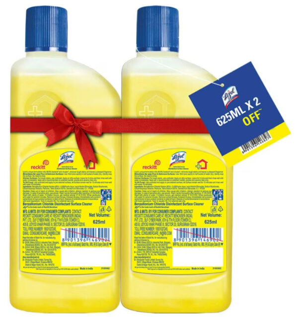 Lizol Floor Cleaner Liquid - Citrus Surface Cleaner- PSY1009 - Image 3