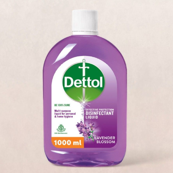 Dettol Liquid Disinfectant - Floor Cleaner, Surface Disinfection, Personal Hygiene - Lavender- PSY1011