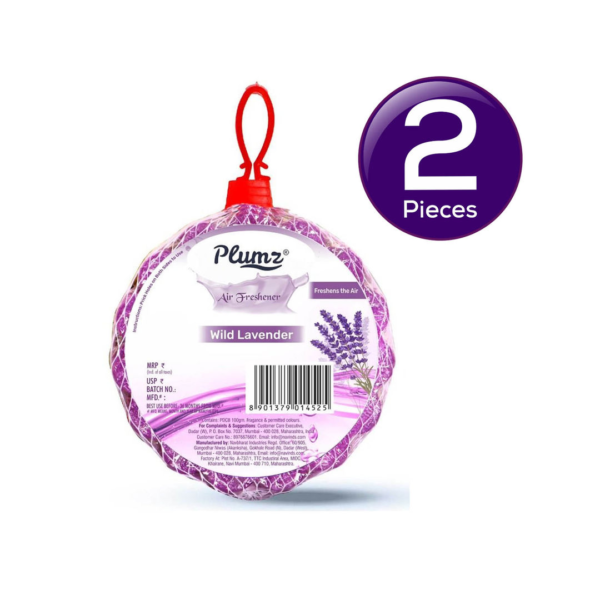 Plumz Premium Round Air Freshener Lavender (100g) 100 gms Combo- VYE1036