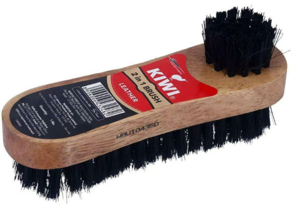 Kiwi 2-in-1 Shoe Brush For Leather Shoes- EWX1001 - Image 5