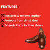 Kiwi Wax Shoe Polish, Renews And Protects Dark Tan Leather- EWX1002 - Image 4