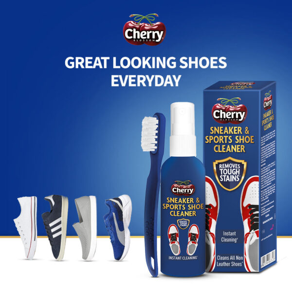 Cherry Sports Shoe Cleaner With Free Brush, Sneaker Cleaner- EWX1003 - Image 4