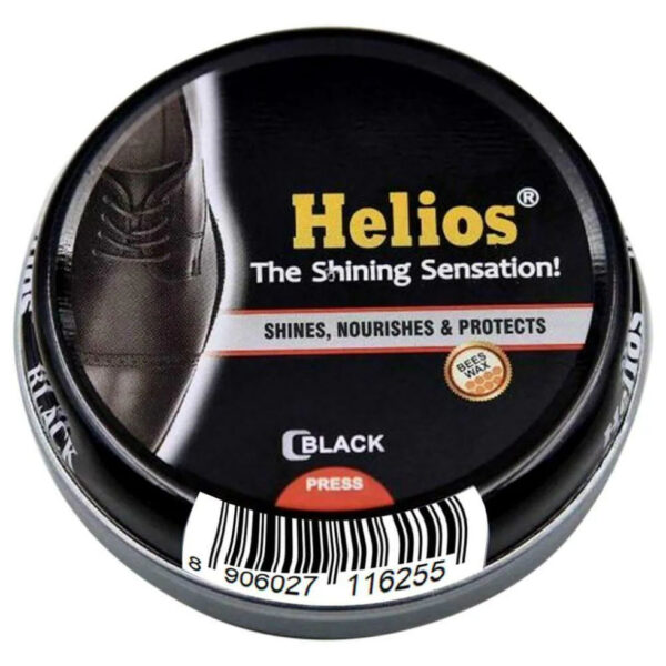 Helios Wax Shoe Polish - Black- EWX1006