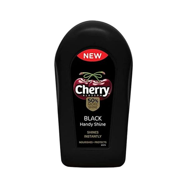 Cherry Black Shoe Polish, Handyshine Sponge- EWX1007