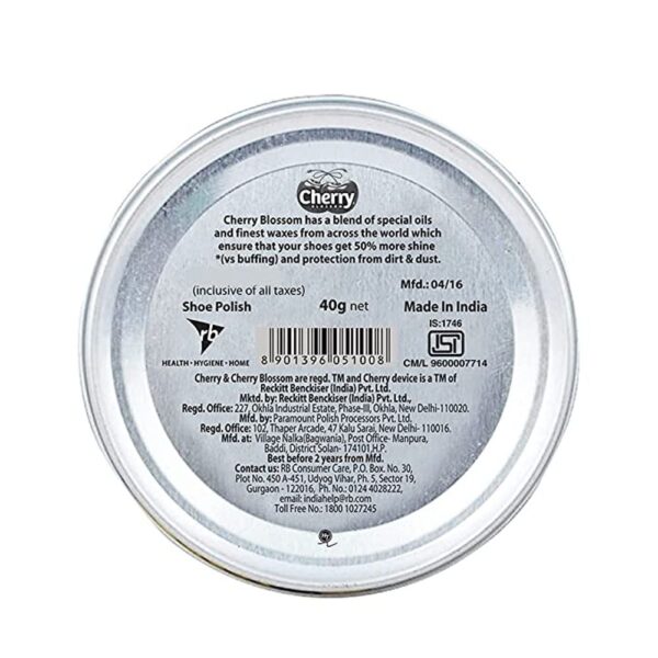 Cherry Black Wax Shoe Polish, Leather Shoe Shiner- EWX1008 - Image 3