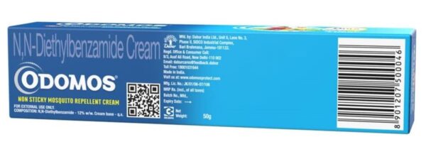 Odomos Cream-Non-Sticky Mosquito-Repellent Tube- BQL1014 - Image 3