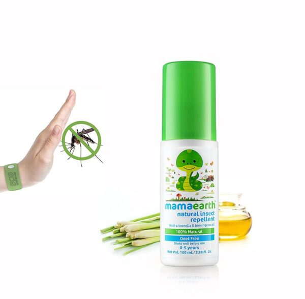 Mamaearth Natural Mosquito Repellent With Citronella & Lemongrass Oil- BQL1016 - Image 3