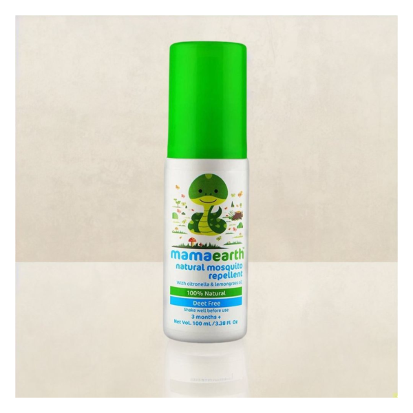 Mamaearth Natural Mosquito Repellent With Citronella & Lemongrass Oil- BQL1016