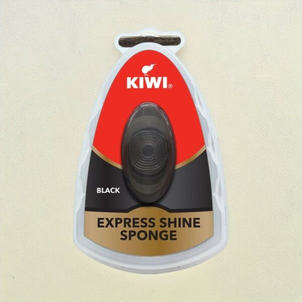 Kiwi Express Shine Sponge, Instant Shine For Black Leather- EWX1010