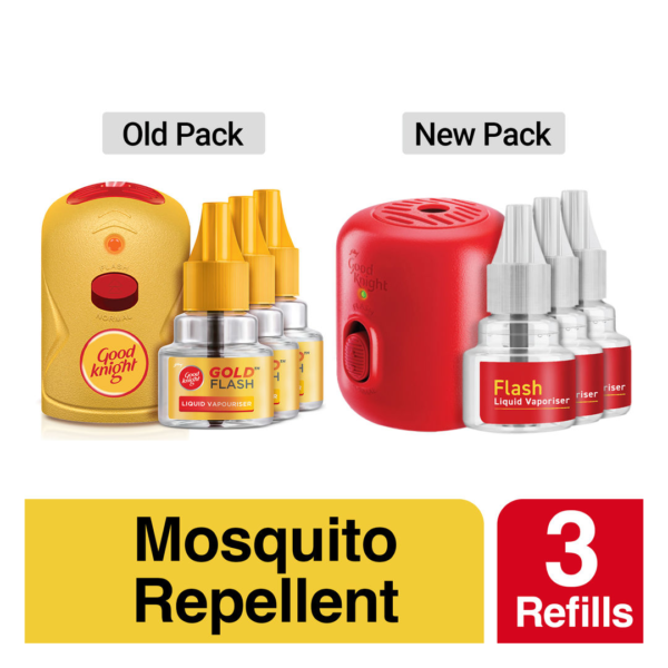 Good knight Gold Flash Liquid Vapourizer, Mosquito Repellent Refill- BQL1018