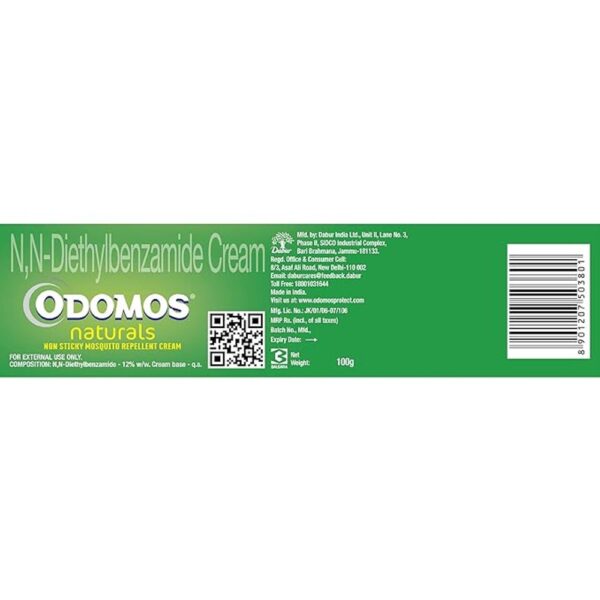Odomos Naturals Non-Sticky Mosquito Repellent Cream- BQL1023 - Image 3