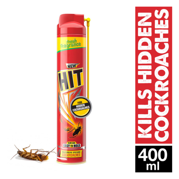 HIT Crawling Insect Killer – Cockroach Killer Spray With Deep-Reach Nozzle- BQL1025