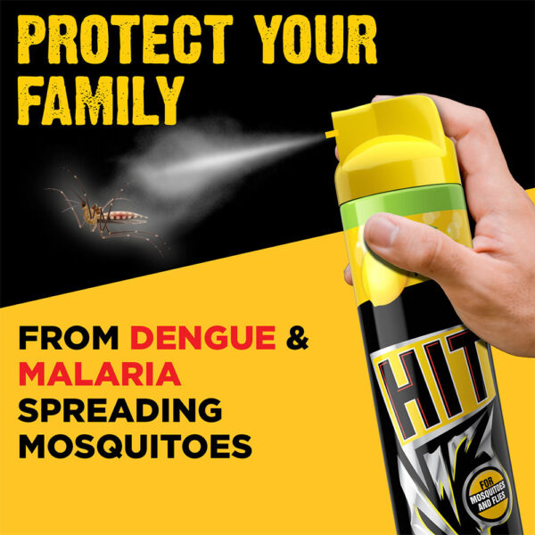 HIT Flying Insect Killer - Mosquito & Fly Killer Spray - Lime Fragrance- BQL1038 - Image 4