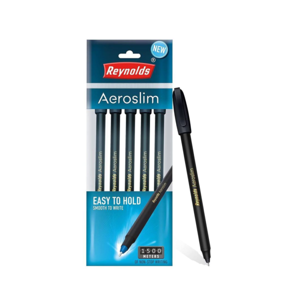 Reynolds Aeroslim Ball Pen Set (5 Black Pens)- XUG1008