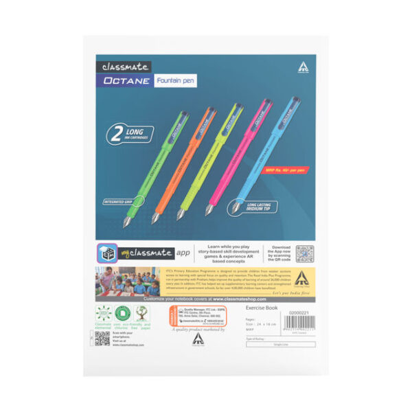 Classmate Notebook - 240 X 180 mm, 172 Pages, Single line- MXP1001 - Image 3