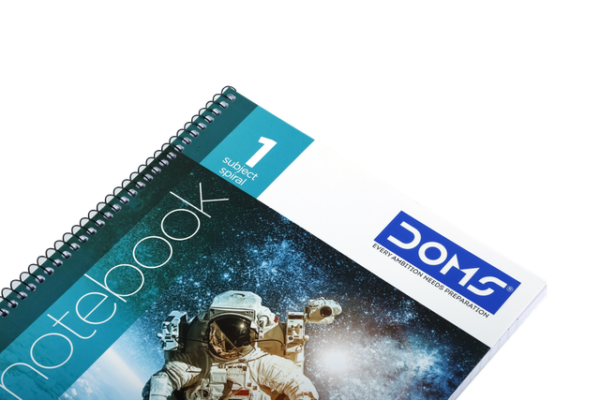 Doms 1 Subject Spiral Note Books Single Line (People'S Mind Series) - 70 Gsm Paper-160 Pages- MXP1008 - Image 2