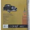 Doms 6 Subject Spiral Note Books (Classic Cars Series) 70 Gsm Paper-300 Pages- MXP1012 - Image 3