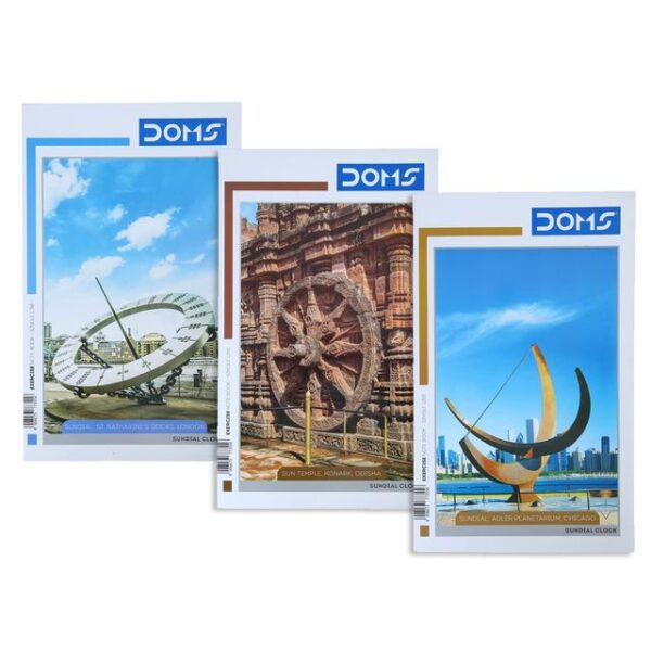 Doms Unruled (Sundial Series)Note Book - 160 Pages- MXP1017 - Image 3