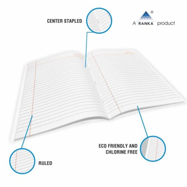 A4 Single Line Notebooks-Pack of 2-120 Pages (Assorted Prints)- MXP1020 - Image 4