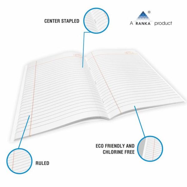 Single Line Longbook-120 Pages- Pack of 3 (Assorted Prints)- MXP1023 - Image 3