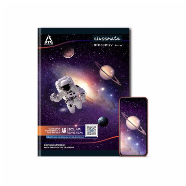 Classmate Interaktiv Single Line AR Notebook (297 x 210 mm, Assorted)- MXP1032