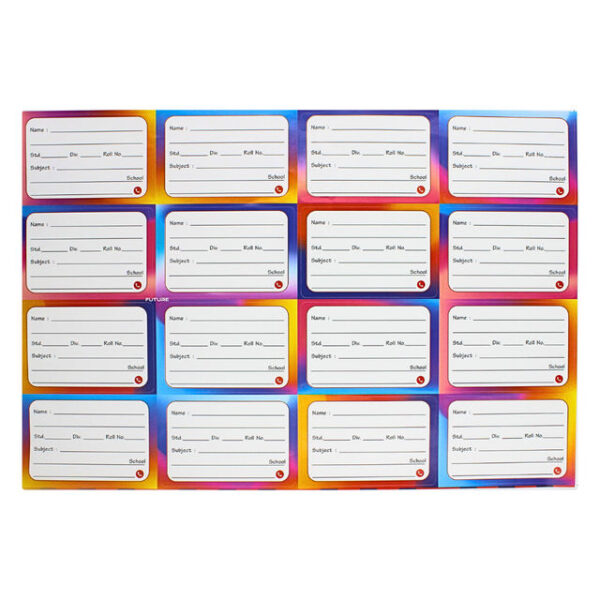 School Notebook Name Stickers- MXP1033 - Image 5