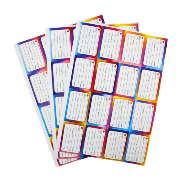 School Notebook Name Stickers- MXP1033