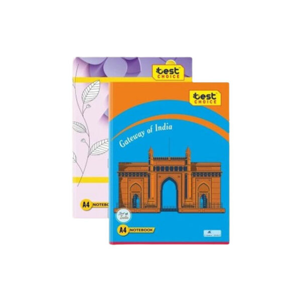 A4 Single Line Notebooks-Pack of 2-120 Pages (Assorted Prints) 2 pc X 2 Combo- MXP1046 - Image 2