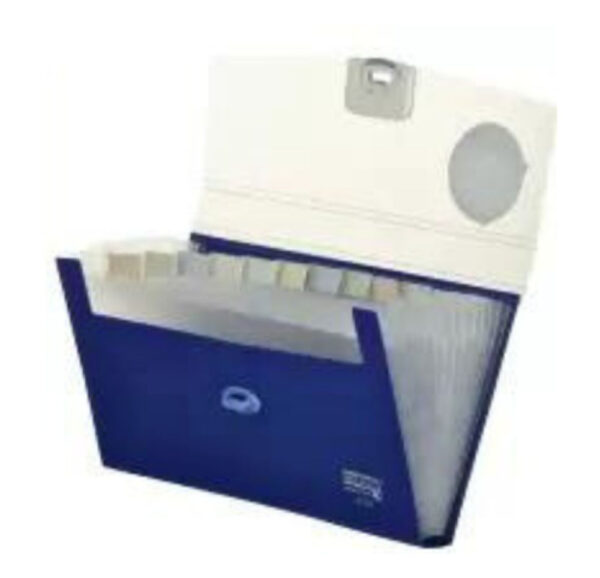 Chrome Plastic Cheque Book Expanding File- JMZ1008 - Image 3