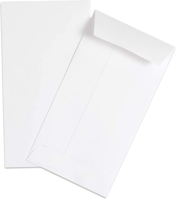 White Letter Size Envelope 9.5 x 4.5 Inch- JMZ1010 - Image 3