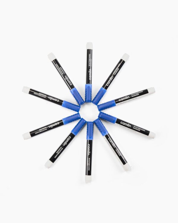Camlin Whiteboard Marker Blue, Pack Of 10- JMZ1011 - Image 2