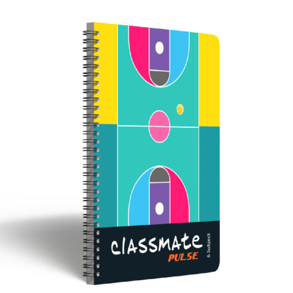 Classmate PULSE Notebook - 240 X 180 mm, 300 Pages, Unruled - Assorted- MXP1052