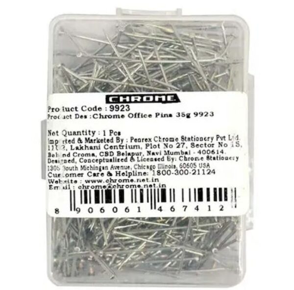 Chrome Paper Pins- JMZ1014 - Image 2