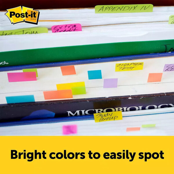Post-it Sticky Notes - 25 mm X 76 mm | Multicolour | Paper | Rectangular | 150 Sheets- JMZ1016 - Image 4