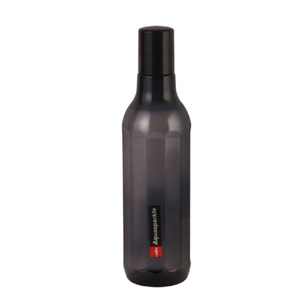 Cello Aqua Sparkle Water Bottle | 100% food grade | Leak proof and Break proof | 1000ml| Black- BCS1013