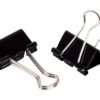 Chrome Black Binder Clip- JMZ1019 - Image 2