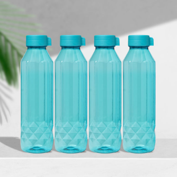 Steelo Apsara Bottles - 900 Ml (Pack Of 4) - (Assorted Colours)- BCS1014