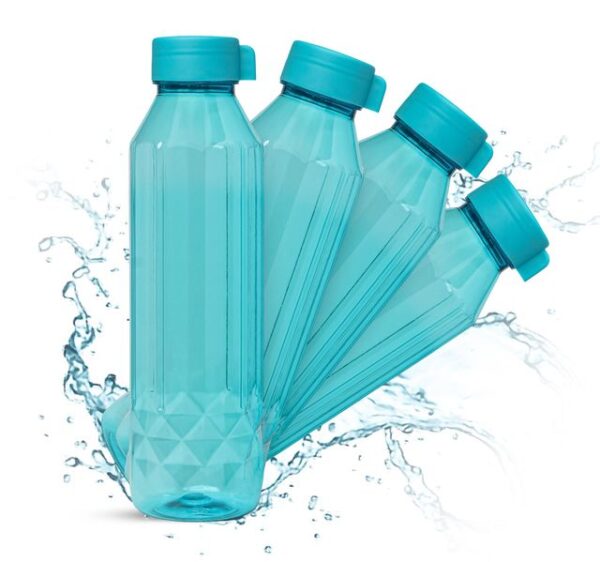 Steelo Apsara Bottles - 900 Ml (Pack Of 4) - (Assorted Colours)- BCS1014 - Image 2