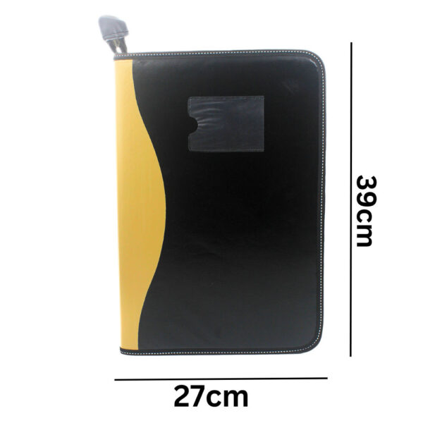 Leather Multipurpose 20 Sleeve File Folder For Certificates And Documents- JMZ1022 - Image 2