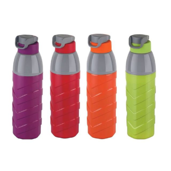 CELLO Puro Striker 900 Plastic Water Bottle |Assorted |Keeps Content Cold for Long hours | 700ml- BCS1015