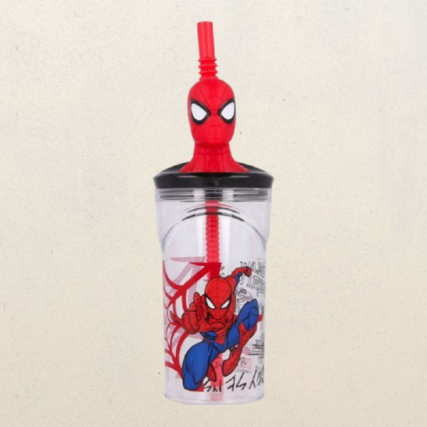 Marvel Spiderman Character Licensed 3D Face Tumbler- BCS1017